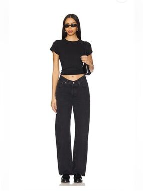 AGOLDE V WAIST KELLY JEAN IN DECIBEL A229-1157